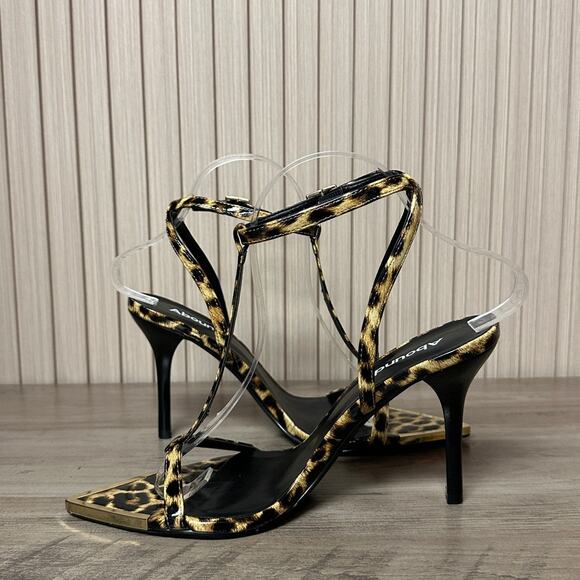 Abound Women’s Lola Spike Heel Sandals Animal Print Size 7M - Picture 2 of 10